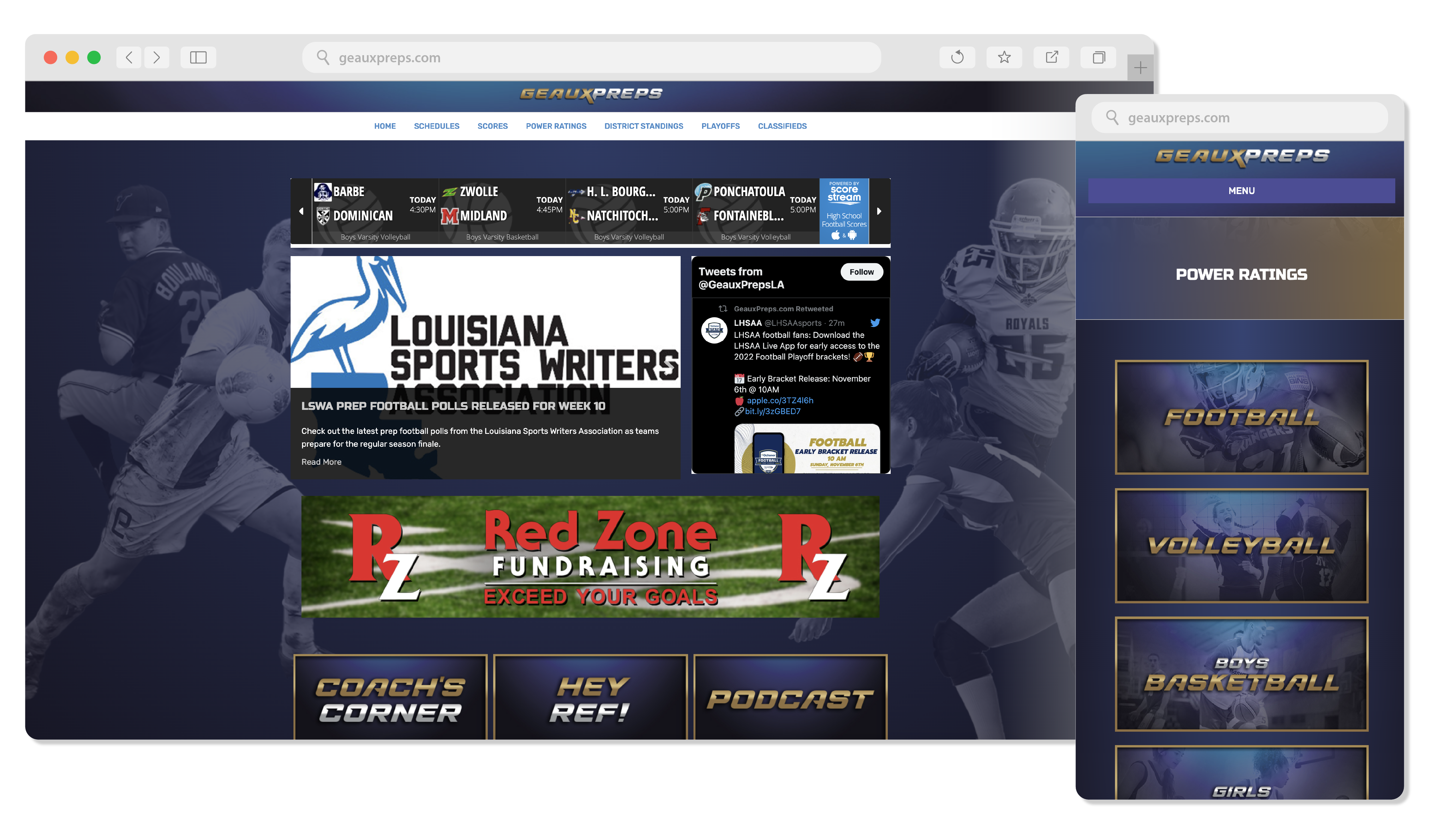 Geaux Preps Web | SnapMe Creative