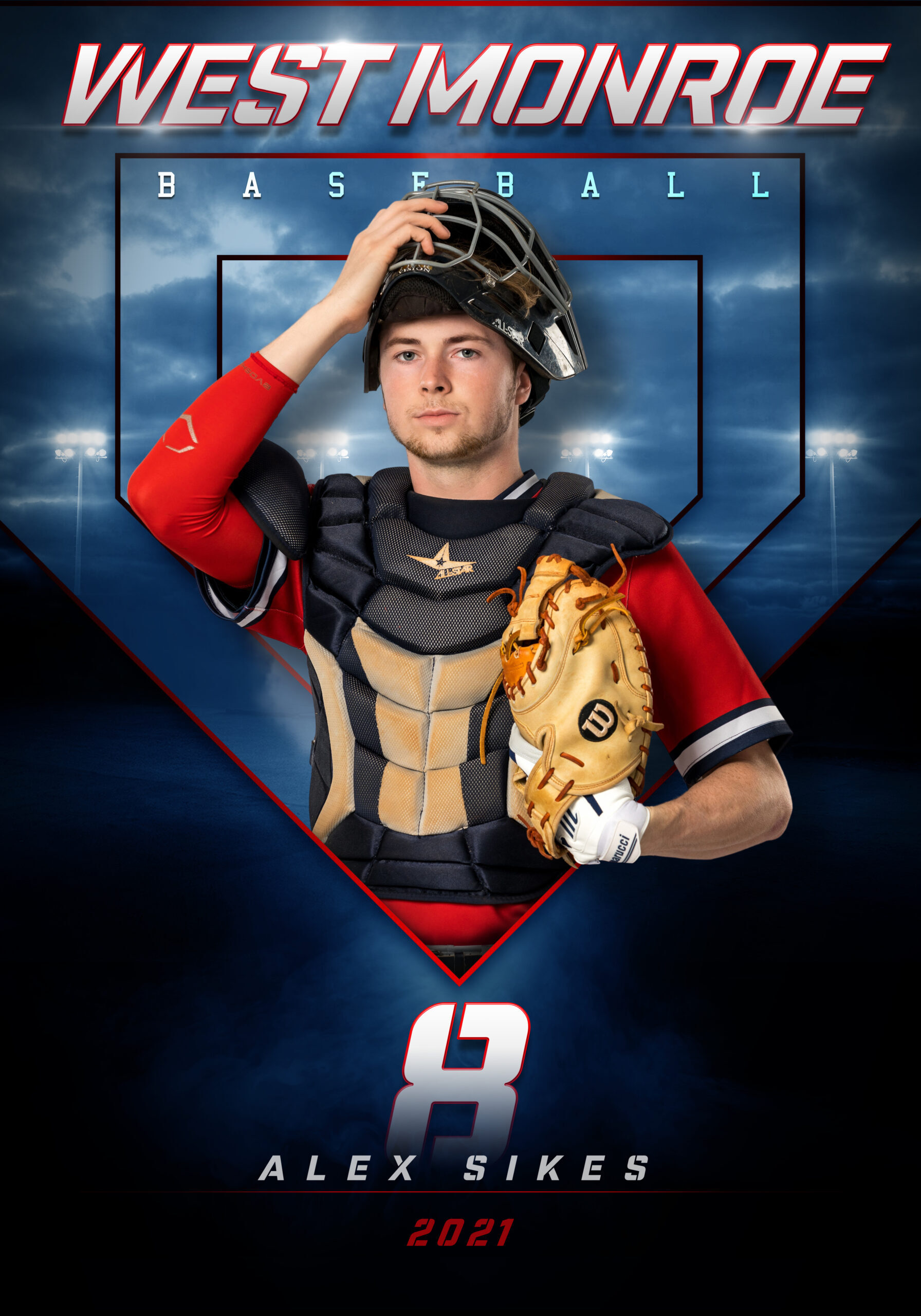 West Monroe High School Rebel Baseball | SnapMe Creative